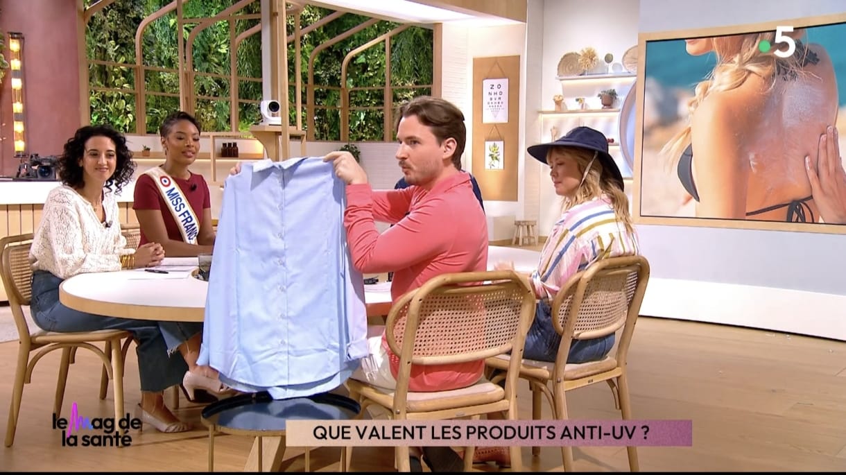 Ker Sun dans Le Magazine de la Santé sur France 5 : les vêtements anti-UV à l'honneur