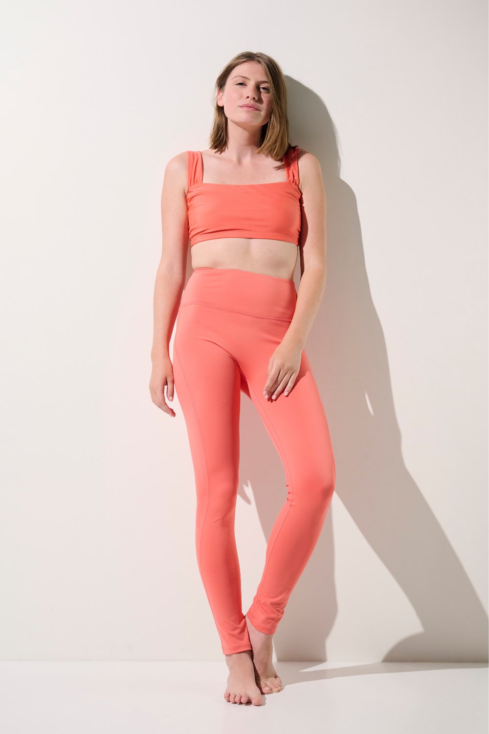 Legging de bain anti-UV Galápagos rose pour femme, léger et extensible, idéal pour la protection solaire en activités aquatiques.