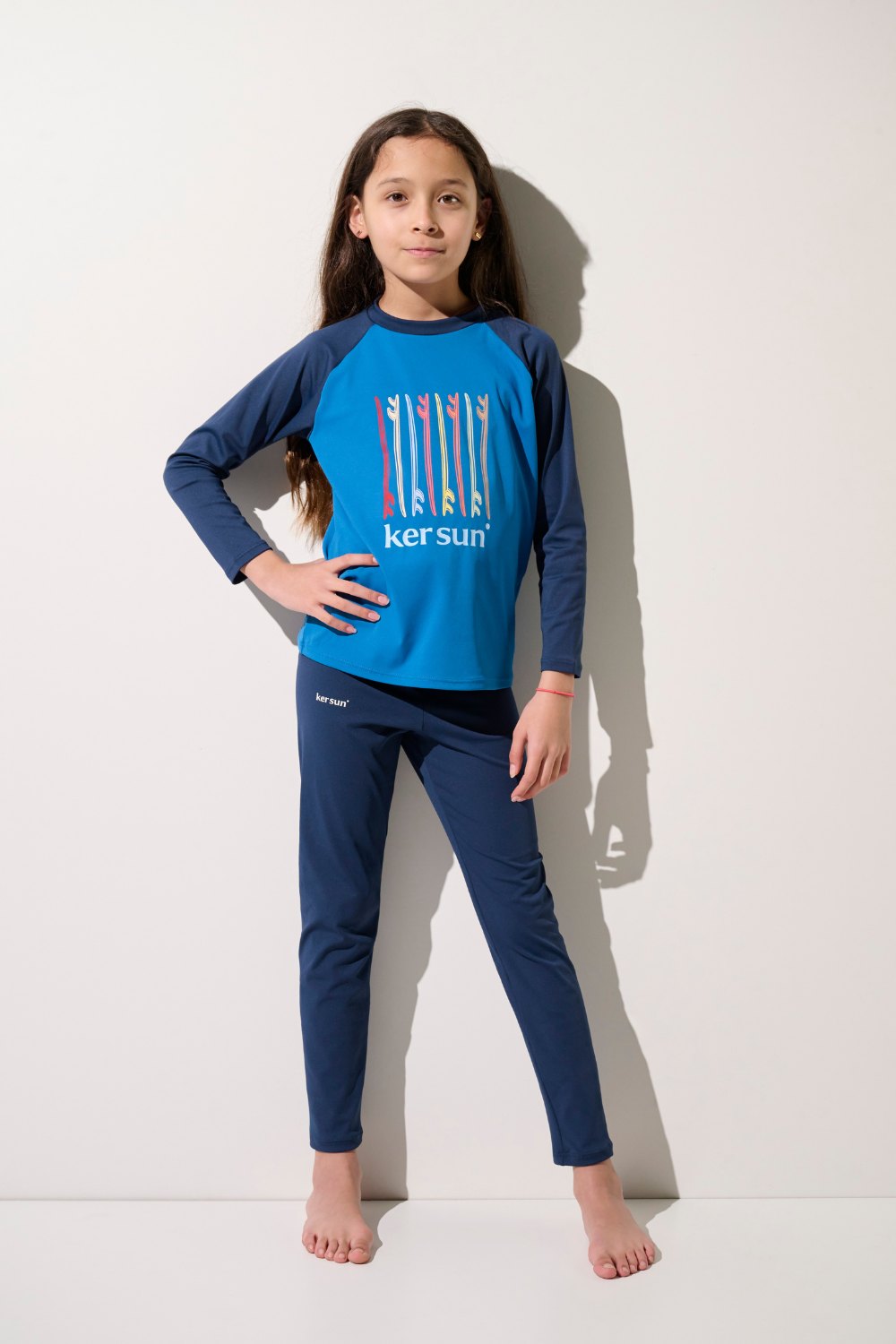 T-shirt de bain anti-UV - Fidji pour enfant, tissu léger et respirant, UPF 50+, idéal pour la plage.