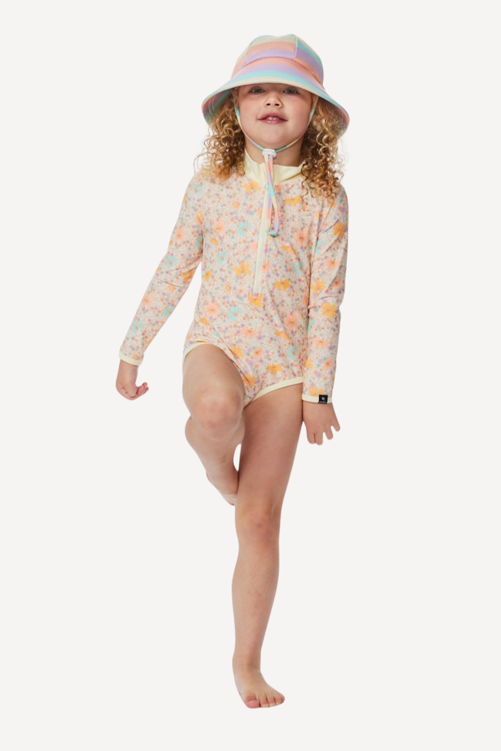 Costume intero anti-UV a maniche lunghe - Crystal