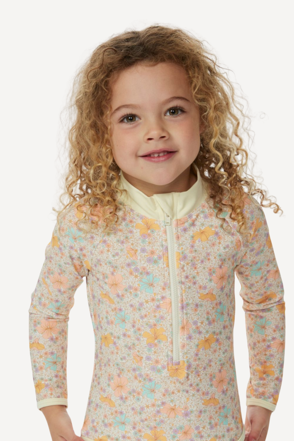 Costume intero anti-UV a maniche lunghe - Crystal