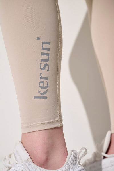 Jambières anti-UV - Ventoux beige de Ker Sun, légères et conçues pour la protection solaire lors des activités sportives.