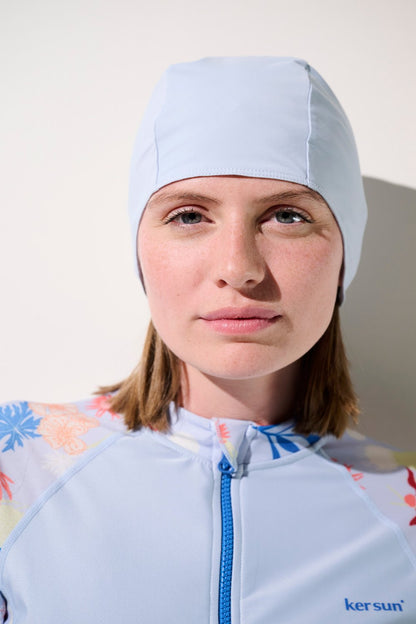 Bonnet de bain anti-UV - Pacific, femme, protection solaire UPF 50+, élégant et léger, idéal pour les sports aquatiques.