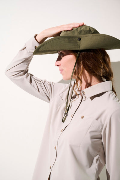 Chapeau anti-UV - Sequoia pour femme, léger et confortable, offrant une protection solaire UPF 50+.