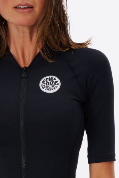 Veste de bain manche long Anti UV Femme - CLASSIC SURF SHORT SLEEVE UV - RIp Curl