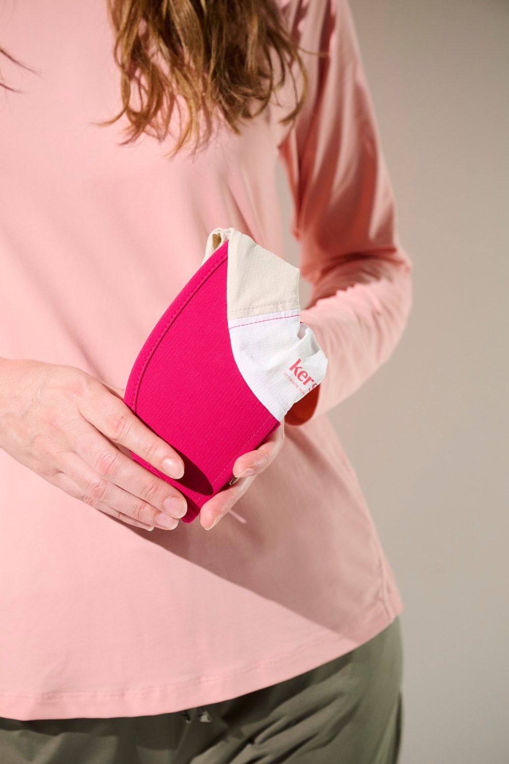 Casquette anti-UV - Sequoia rose avec protection UPF 50+, idéale pour activités sportives en extérieur.