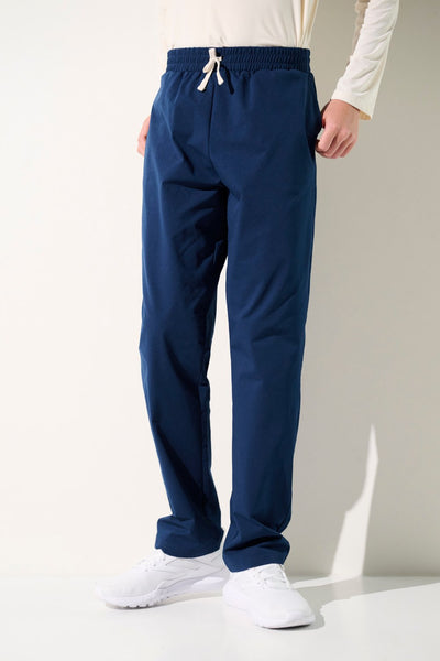 Pantalon anti-UV - Oasis, bleu marine, léger et confortable, parfait pour la protection solaire UPF 50+.