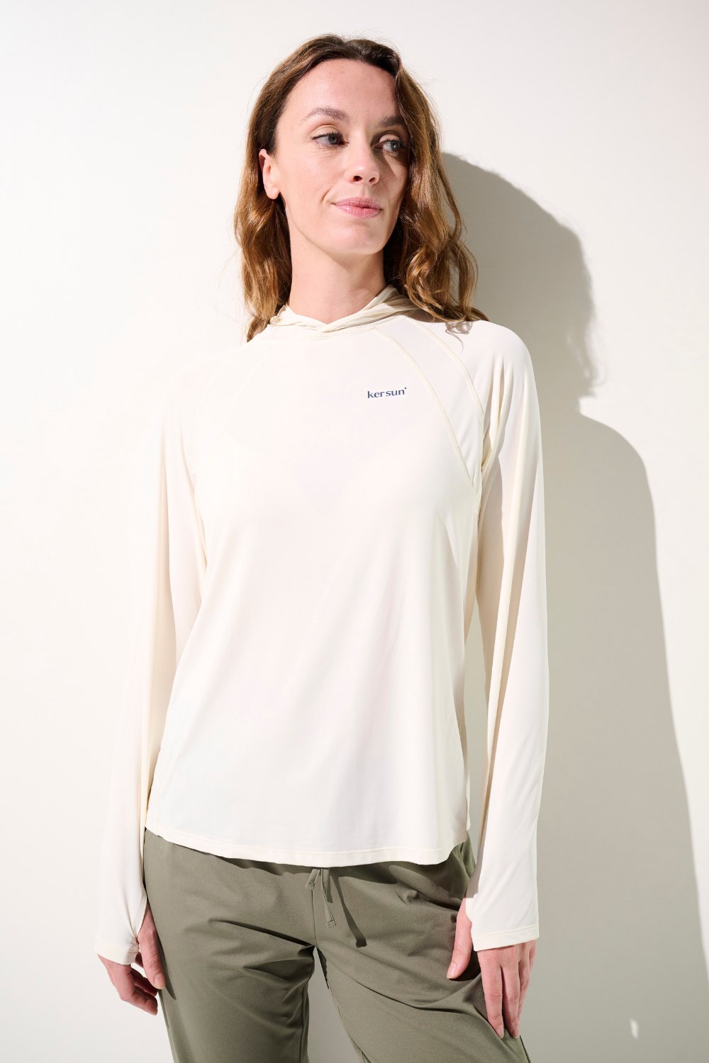 Magliette Maniche Lunghe Donna Holure UPF50+ (3 Pezzi): Protezione Solare, Scollo A U, Per Corsa E Trekking