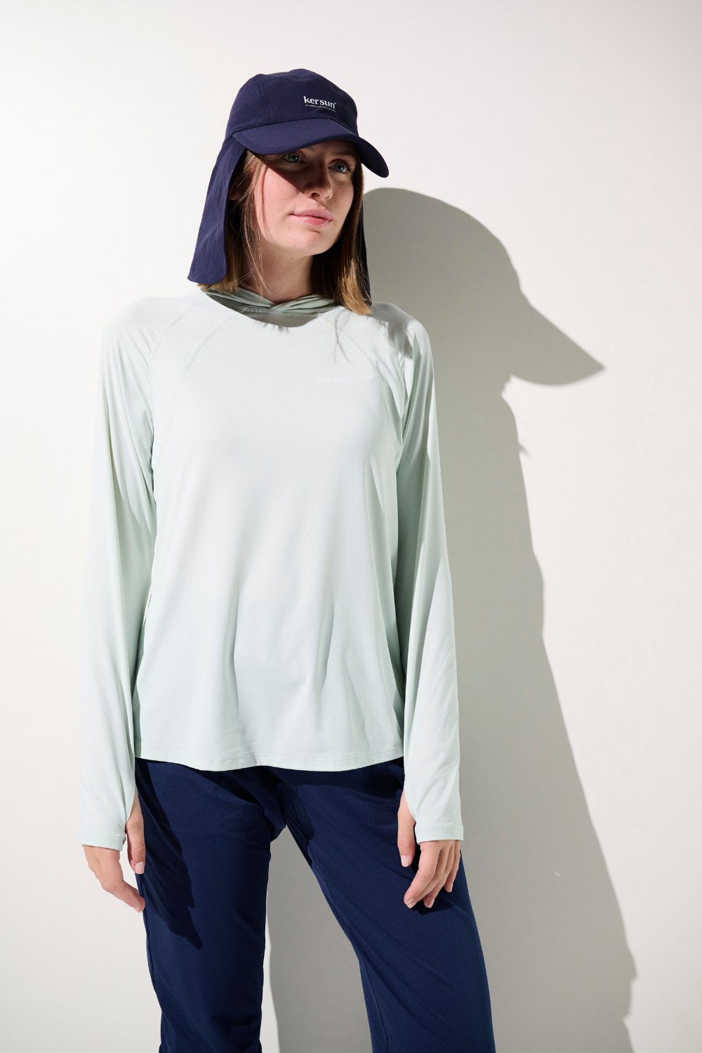 Maglia anti-UV con cappuccio - Oasis