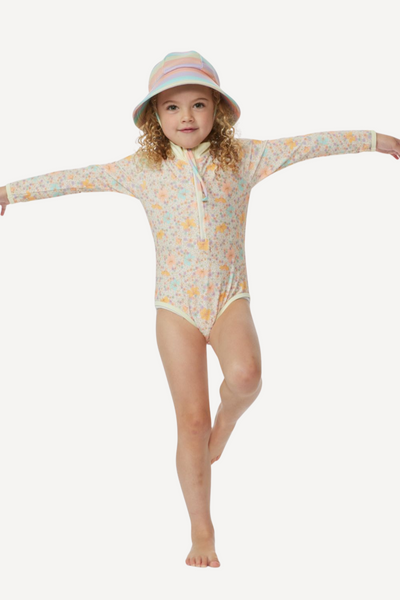 Costume intero anti-UV a maniche lunghe - Crystal