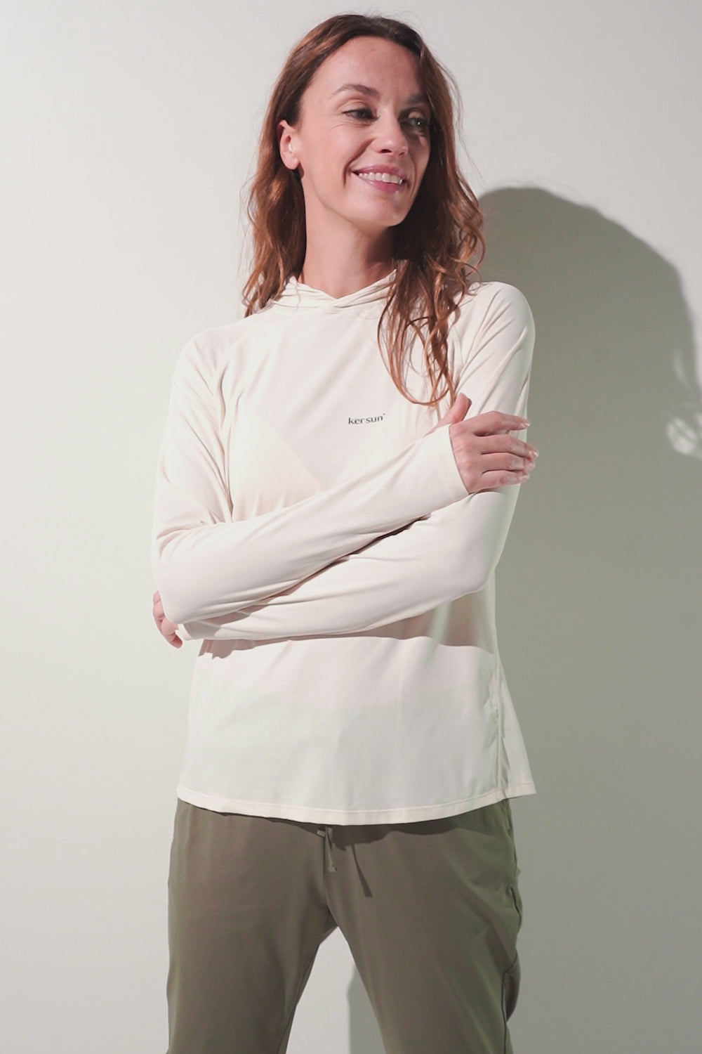 Maglia anti-UV con cappuccio - Oasis